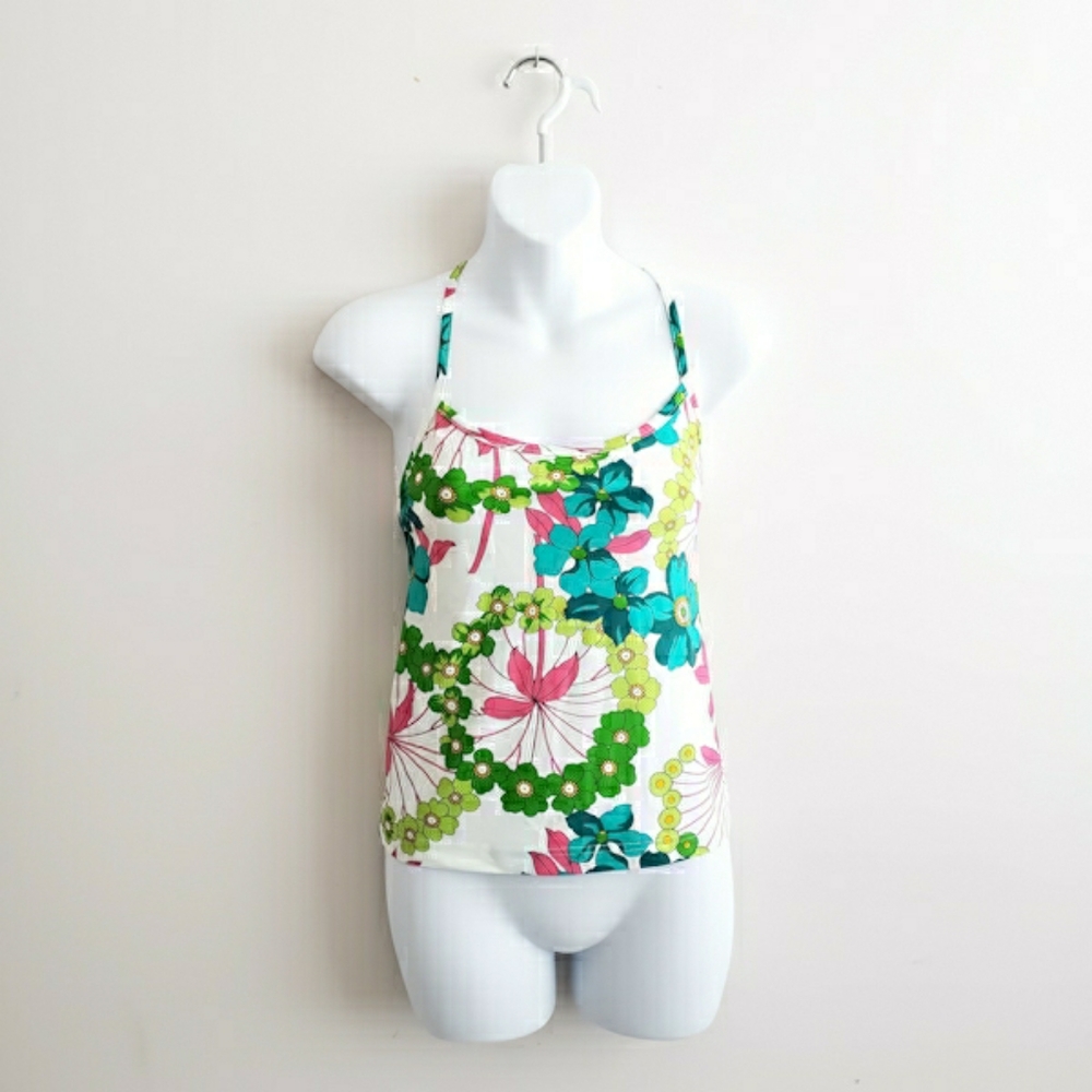 Massimo Nuhi Floral Spandex Top